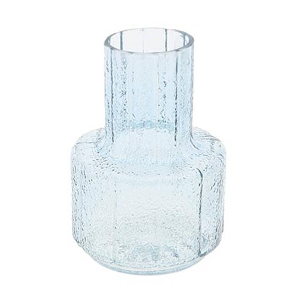 Glas Vase Striella blau D13.5cm H19cm