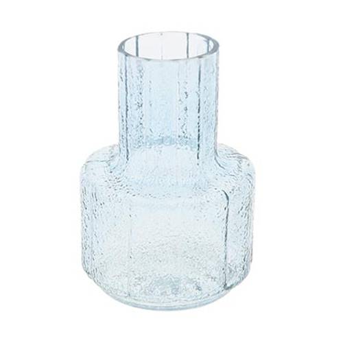 Glas Vase Striella blau D13.5cm H19cm