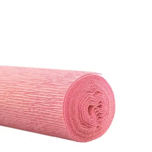Papier Rolle 50cm Krepppapier hell rosa 2.5m