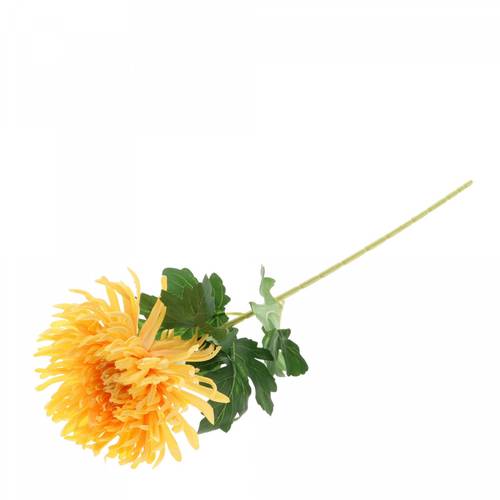 Seiden Chrysantheme gelb L74cm