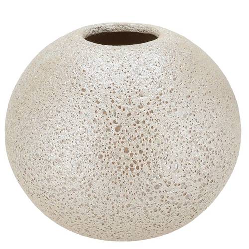 Keramik Vase Dana Moonface weiss 30x30x35cm
