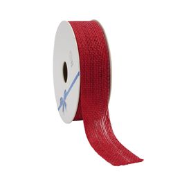 Band Jute rot 25mm 10m