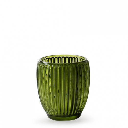 Glas Topf Millie grün D08.5cm H09.5cm