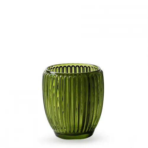 Glas Topf Millie grün D08.5cm H09.5cm
