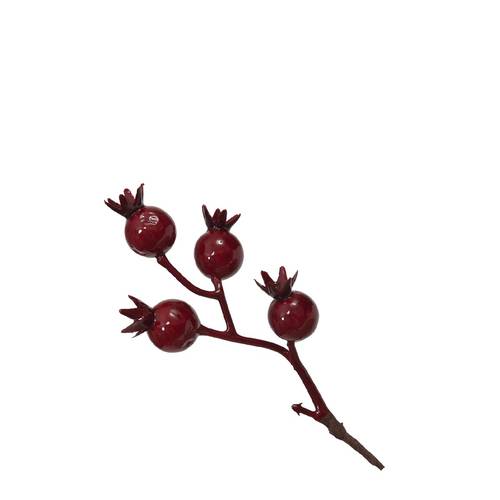 Zweig Granatapfel Stab dunkel rot L12cm x12