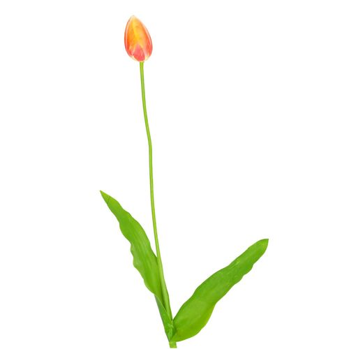 Seiden Tulpe lachs L66cm