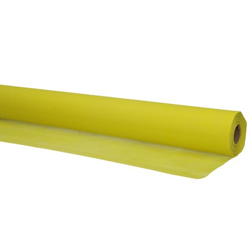 Dekostoff Rolle 60cm Glasfaser gelb 25m