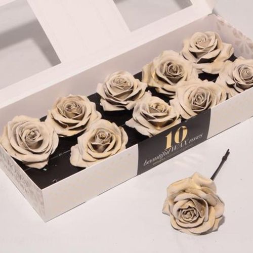 Seiden Wachs Rose gold D12cm (325) Kristall