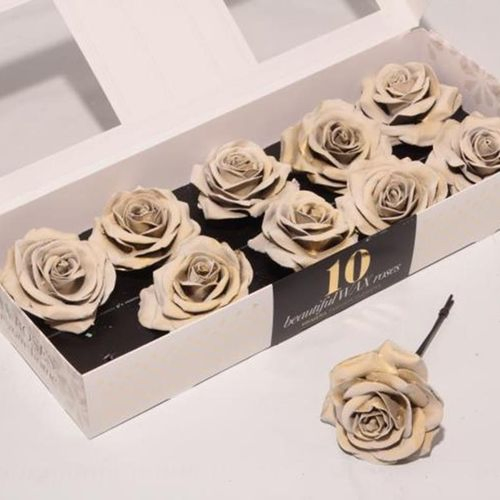 Seiden Wachs Rose gold D12cm (325) Kristall