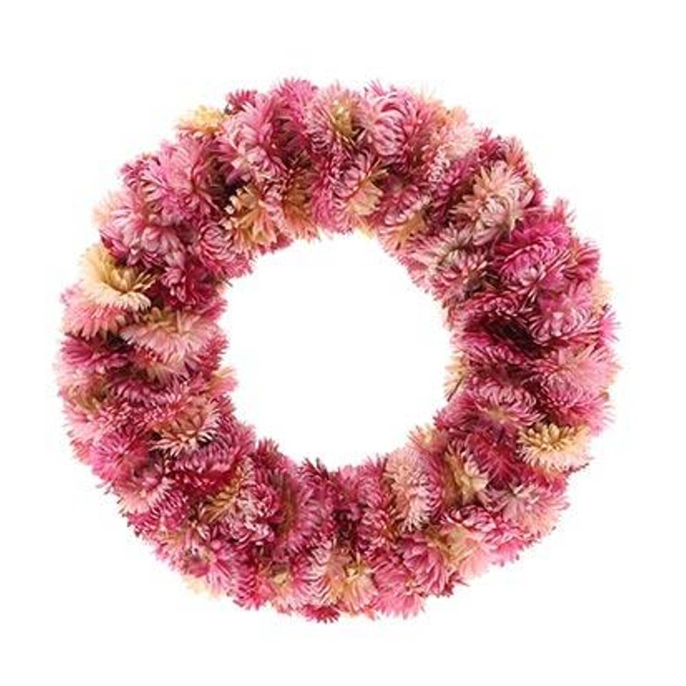Kranz rosa Helichrysum D30cm