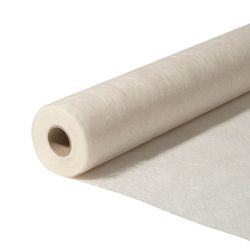 Dekostoff Rolle 60cm Sizoflor weiss 25m