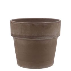 Keramik Übertopf terra choco D11.5cm H09.5cm