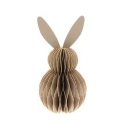 Osterhase faltbar hell braun D09.5cm H20cm