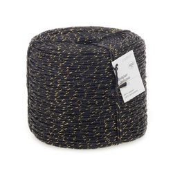 Band Papier deluxe schwarz gold 1mm 40m