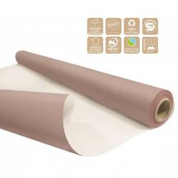 Papier Rolle Eco 80cm wasserb. hellbraun 25m