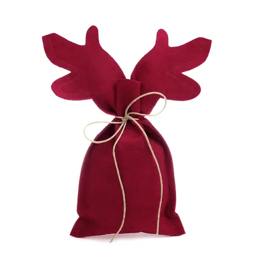 Tasche Rentier rot 21/28cm