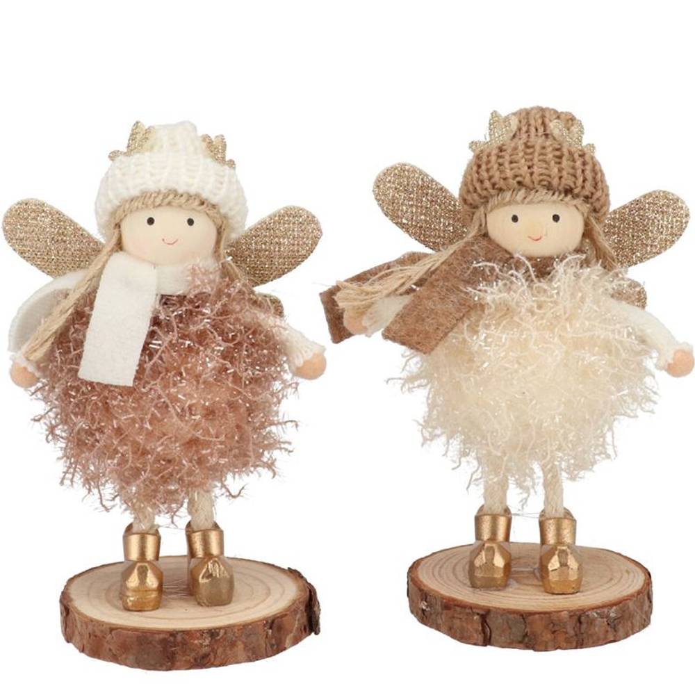 Engel Loulou Standing mix creme 06x06x12cm