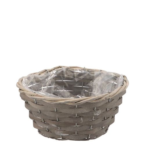 Korb Rund Schale grau D19cm H09cm