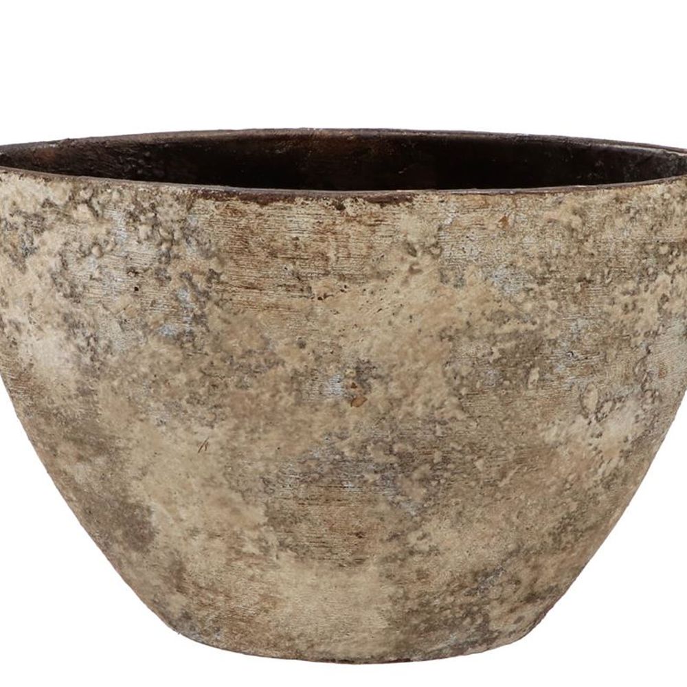 Keramik Schale Batu sand 49x22x38cm