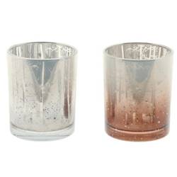 Glas Teelicht Seluna mix D07cm H08cm