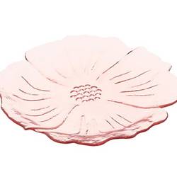 Glas Teller Tivoli rosa D24.5cm