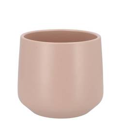 Keramik Übertopf Berlin hell rosa D13cm H13cm