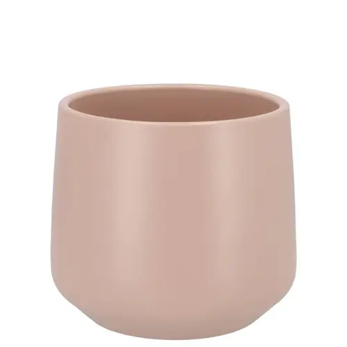 Keramik Übertopf Berlin hell rosa D13cm H13cm