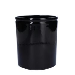 Keramik Orchidee Übertopf Luc schwrz D13cm H15cm