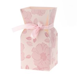 Strausstasche Vanity rosa D13cm H26cm