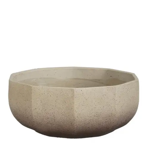 Keramik Schale Lennart grau D29.5cm H12cm 