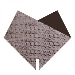 Tüte Double Stars grau 30x30cm x50