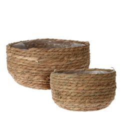 Korb Sabina braun 2/Set D24,5cm H13cm