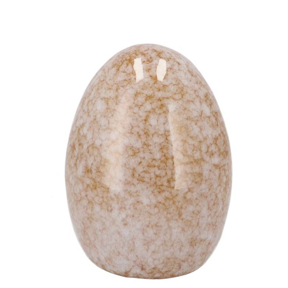 Ei Strahlsand braun 12x12x16cm