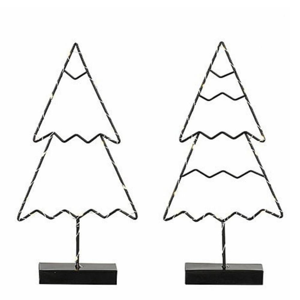 LED Baum mix schwarz 17x05x34cm