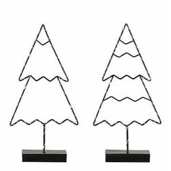 LED Baum mix schwarz 17x05x34cm