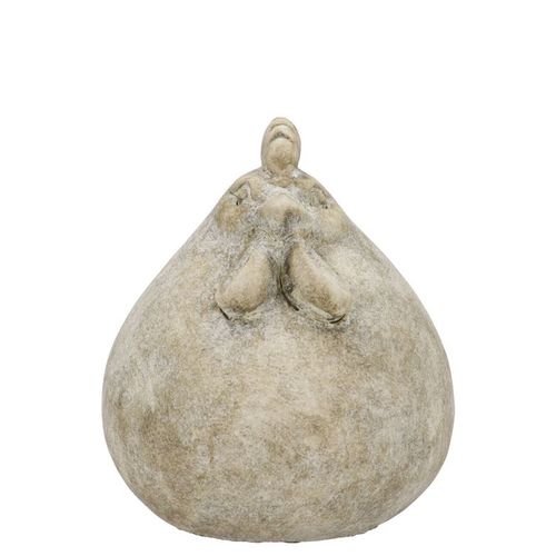 Beton Henne grau 09x09x12cm