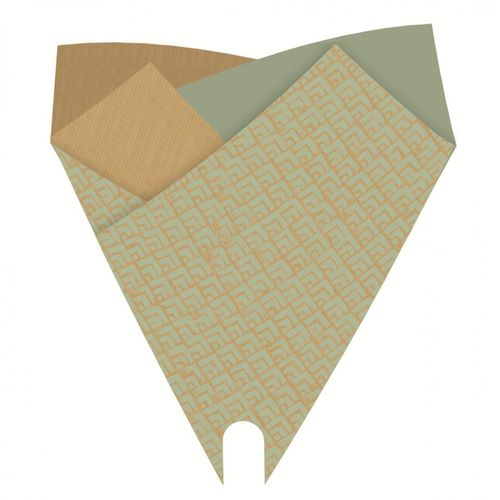 Tüte Kraft Luz grün 50x44cm x50
