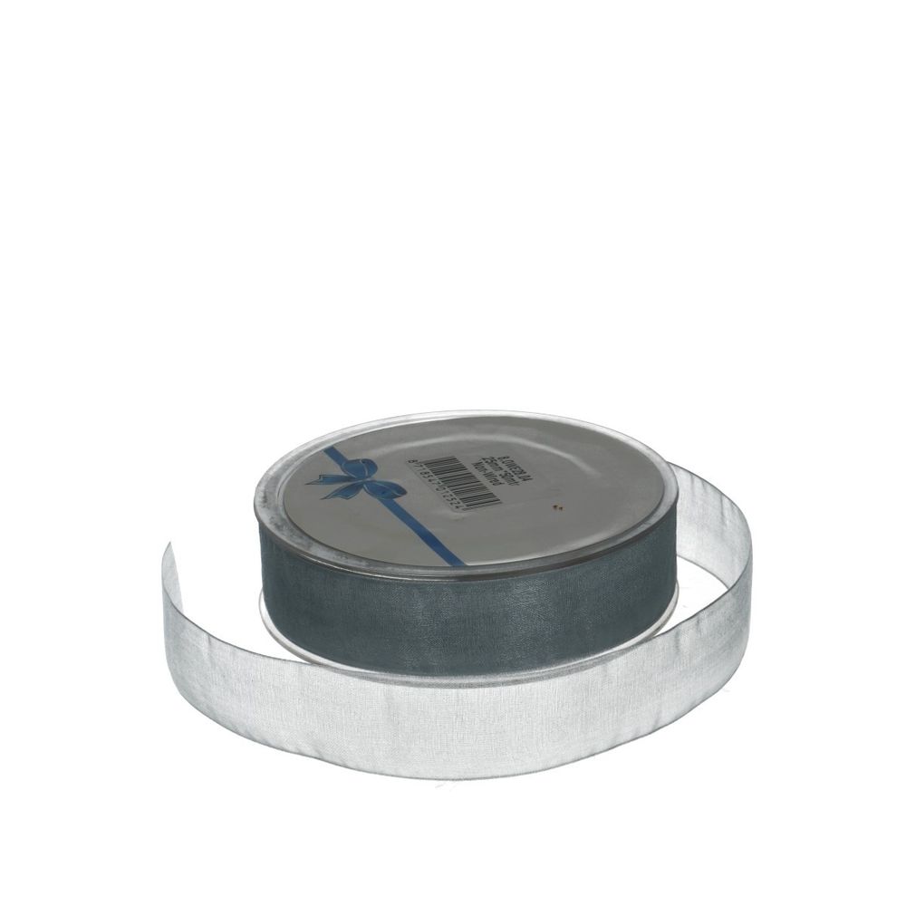 Band Organza silber 25mm 50m
