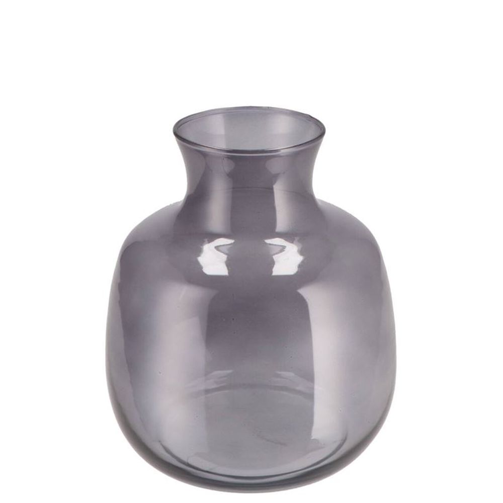 Glas Vase Mira Smoke Bottle D16x16x19cm