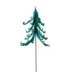 Baum Feder auf Stab grün D12cm L40cm
