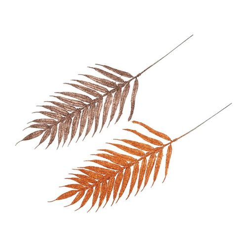 Deko Farn kupfer bronze 48cm ass p/12