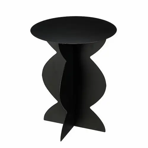 Beistelltisch Rafi schwarz D40cm H50cm