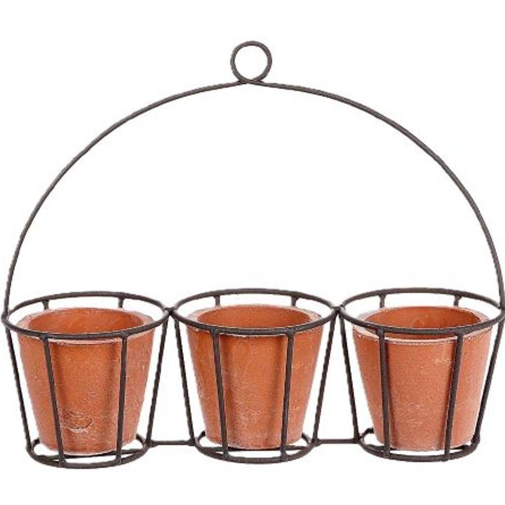 Outdoor Übertöpfe im Regal D29cm H24cm