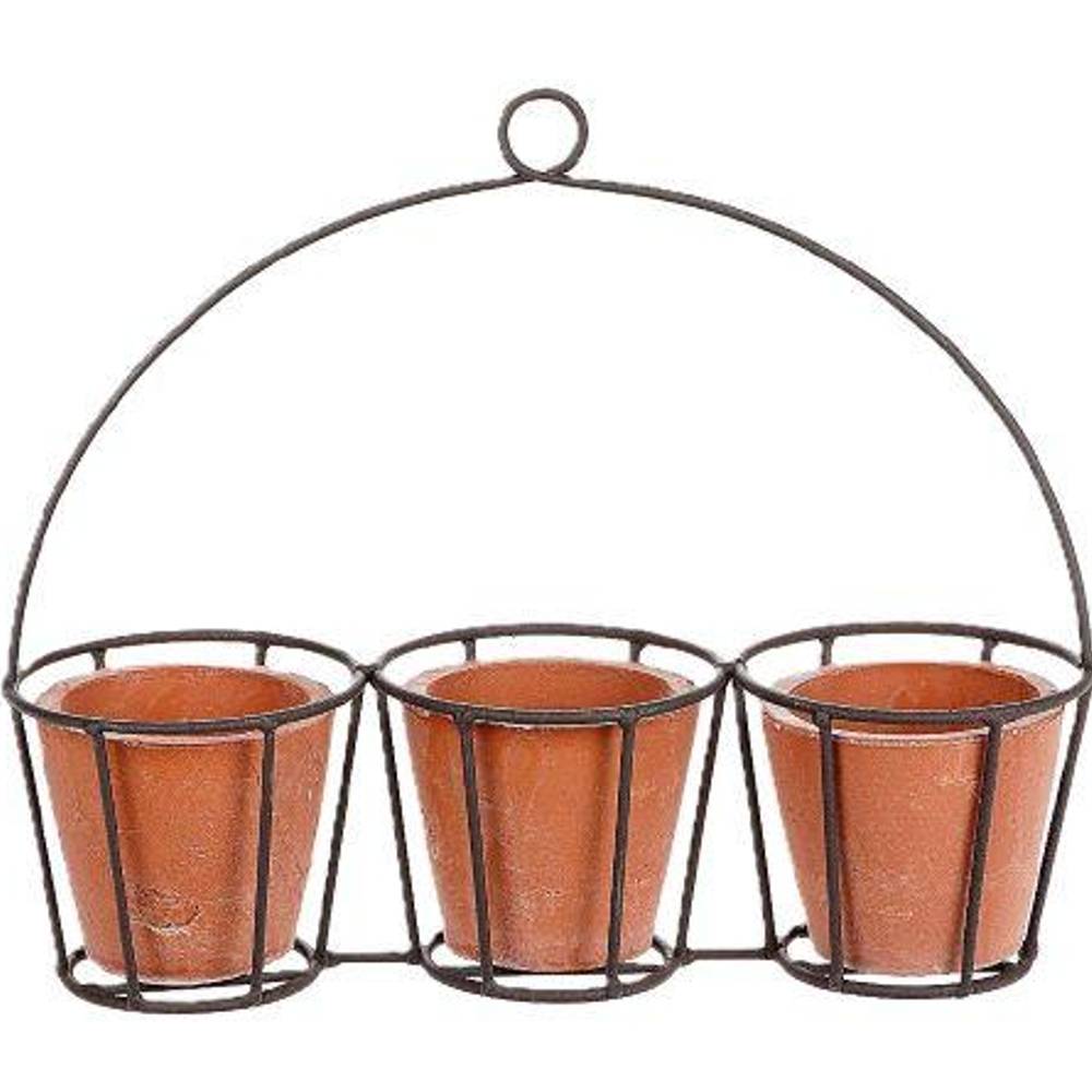 Outdoor Übertöpfe im Regal D29cm H24cm