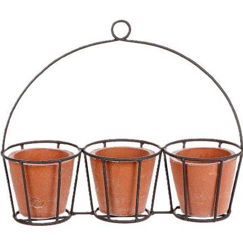Outdoor Übertöpfe im Regal D29cm H24cm