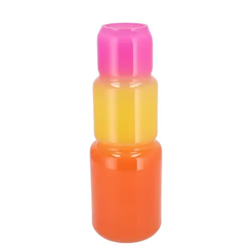 Glas Vase May Dutch orange 12x12x35cm