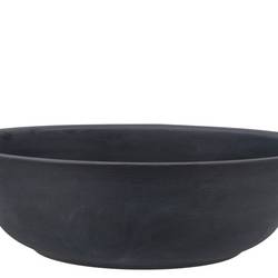 Zink Schale Basic schwarz D36cm H11cm
