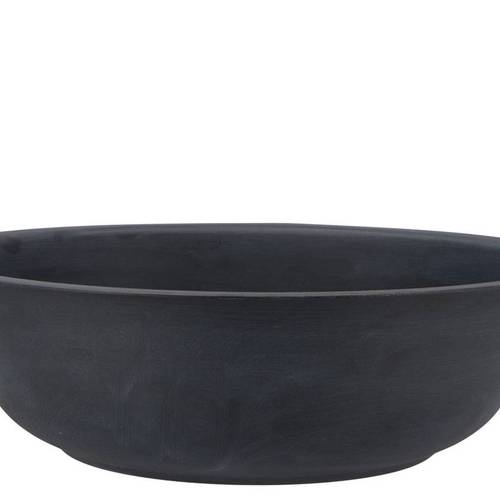 Zink Schale Basic schwarz D36cm H11cm