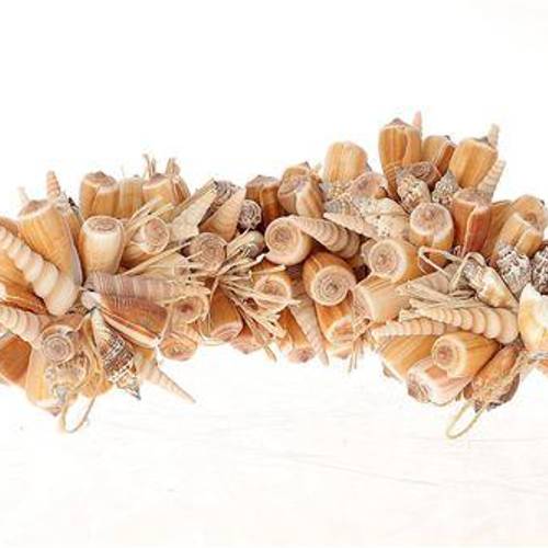 Girlande Kula Muschel natur L50cm