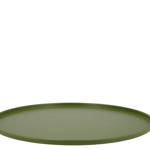 Metall Teller grün Majstic Olive 46x2cm